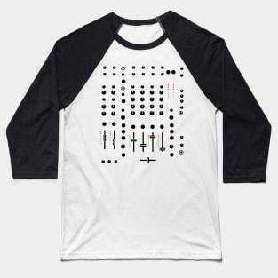 DJ's Mixing Decks Baseball T-Shirt